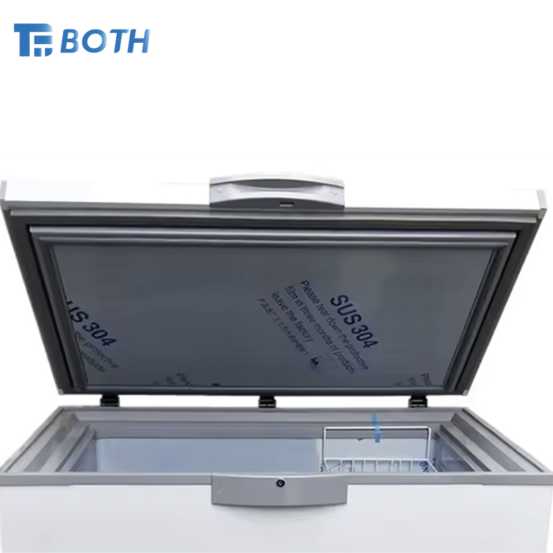 02 Commercial Horizontal Chest Type Inverter Deep Chest Freezer for Restaurant Ice Cream Congelador