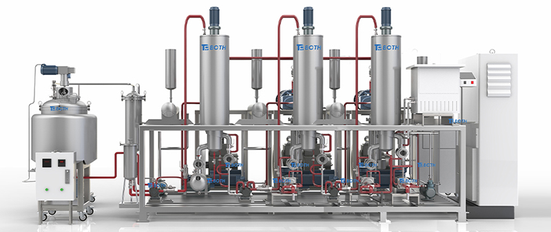 short path molecular distillation